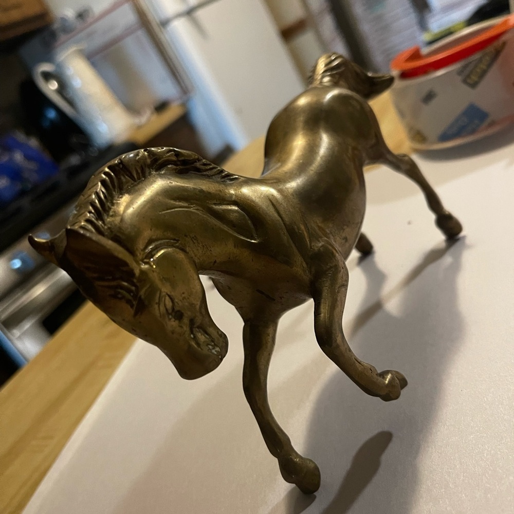 Brass Horse statue